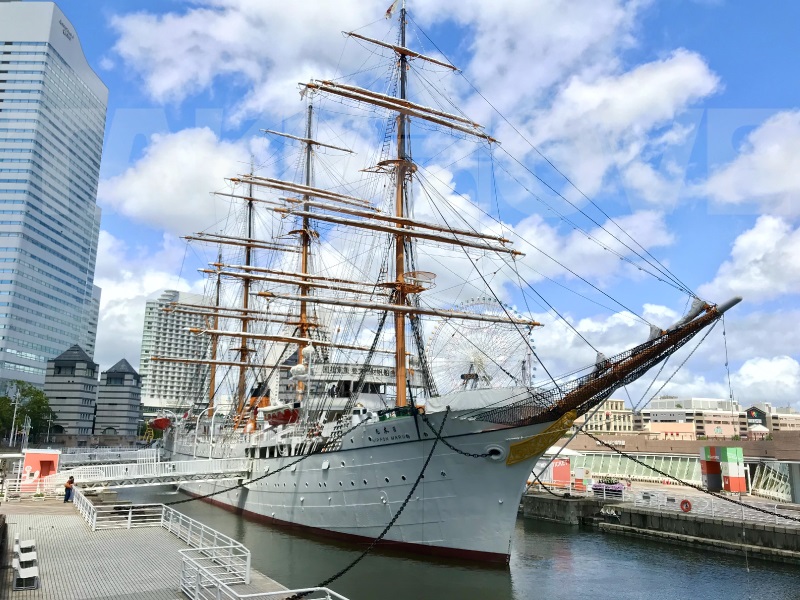 帆船日本丸の無料写真